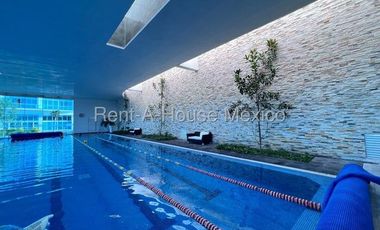 Santa Fe Juriquilla. RENTA - Departamento amueblado con menidades y 2 recámaras