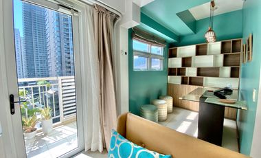 FOR LEASE/SALE: Fully-furnished 2-Bedroom Loft with Balcony - Encino, Serendra, BGC, Taguig