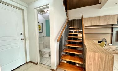 FOR LEASE/SALE: Fully-furnished 2-Bedroom Loft with Balcony - Encino, Serendra, BGC, Taguig