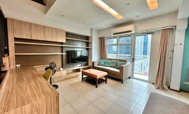 FOR LEASE/SALE: Fully-furnished 2-Bedroom Loft with Balcony - Encino, Serendra, BGC, Taguig