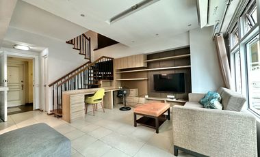 FOR LEASE/SALE: Fully-furnished 2-Bedroom Loft with Balcony - Encino, Serendra, BGC, Taguig