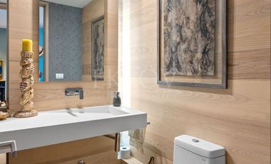 Depto de lujo con terraza panorámica y vista al mar