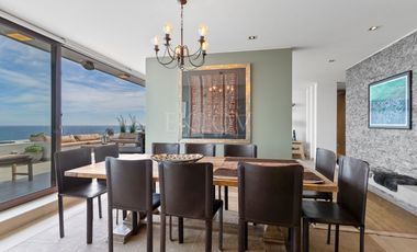 Depto de lujo con terraza panorámica y vista al mar