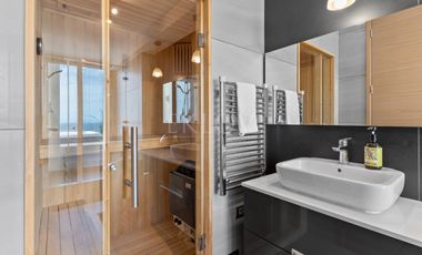 Depto de lujo con terraza panorámica y vista al mar