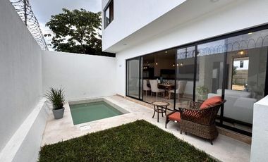 VENTA DE CASA NUEVA CANCUN ARBOLADA LA CEIBA