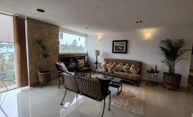 Se Renta Depto. Amueblado en Circuito Novelistas, Cd. Satélite, Edo. de México