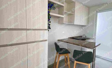 Estudios amueblados en renta, ideal para estudiantes y practicantes, ubicados atrás de la UDLAP.