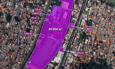 HOTEL LUAS dgn lapangan golf di AREA PREMIUM KOMERSIAL, MARGONDA RAYA, DEPOK