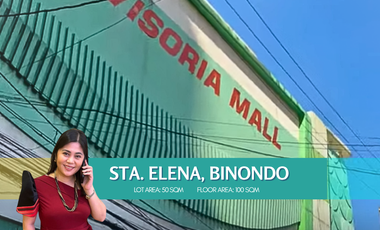 FOR SALE! Commercial Space Units in Sta. Elena, Binondo, Manila