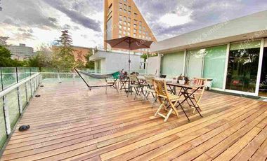 HERMOSO PENTHOUSE EN RENTA EN POLANCO CON TERRAZA PRIVADA