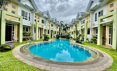 Furnished Townhouse for rent with 2 bedrooms and pool in Malabanias
