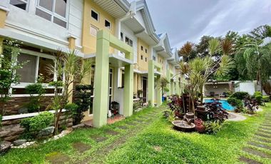 Furnished Townhouse for rent with 2 bedrooms and pool in Malabanias