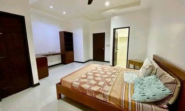 Rent a lovely three-bedroom apartment that is fully furnished.  with a shared pool close to Korean Town