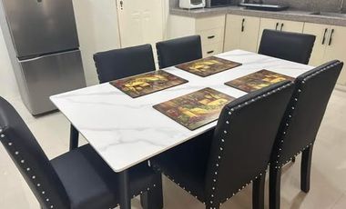 Fully Furnished 3 bedrooms townhouse with common swimming pool for rent in Malabanias Angeles City