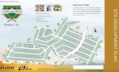 Orchard Residential Estate Golf and Country Club Lot for Sale