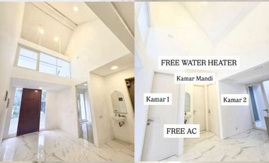 Dijual rumah northwest park citraland baru full renovasi murah siap huni free water heather dan ac