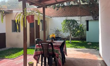 VENTA DE CASA EN CHACLACAYO, EXCELENTE UBICACIÓN