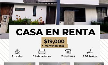 CASA EN RENTA EN FRACCIONAMIENTO GEMA RESIDENCIAL, PACHUCA HIDALGO