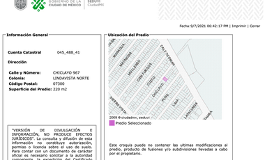 BUSCAS UN PATRIMONIO PARA HABITAR Y/O INVERTIR EN LINDAVISTA GUSTAVO A. MADERO?