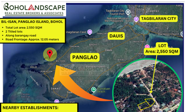 Residential Lot For Sale near Beach located in Bil-isan, Panglao, Bohol