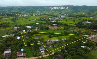 Resort for Sale in Khao Kho, Phetchabun On over 12 rai of titled land with panoramic windmill views, complete with existing structures and a valid hot