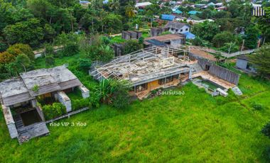 Resort for Sale in Khao Kho, Phetchabun On over 12 rai of titled land with panoramic windmill views, complete with existing structures and a valid hot