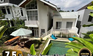 JUAL RUMAH VILLA KOLAM RENANG KAWASAN RESORT DAGO PAKAR BANDUNG UTARA
