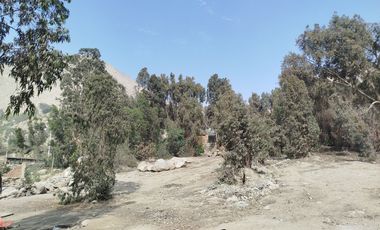 VENTA DE TERRENO EN RICARDO PALMA, CHOSICA