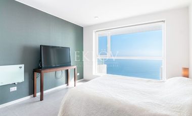 Departamento 3D2B con vista al mar, Costa de Montemar, Concón