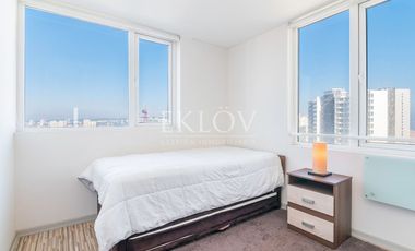 Departamento 3D2B con vista al mar, Costa de Montemar, Concón