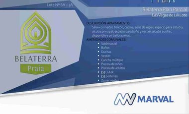 Belaterra Praia Aptos Nuevos credito o de contado separa el tuyo con 1.500.000 Cali -Sur