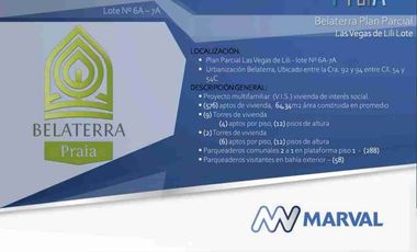 Belaterra Praia Aptos Nuevos credito o de contado separa el tuyo con 1.500.000 Cali -Sur