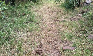 RUMIPAMBA, sector la Moca, vendo 2706m2 de terreno con frente a la vía, con construcción, tiene luz y agua