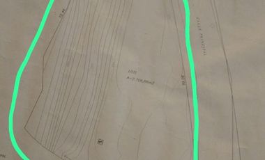 RUMIPAMBA, sector la Moca, vendo 2706m2 de terreno con frente a la vía, con construcción, tiene luz y agua