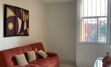 Departamento amueblado en renta. Nueva Imagen, Edifcio B3, Villahermosa, Tabasco.