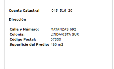 BUSCAS UN PATRIMONIO PARA HABITAR Y/O INVERTIR EN GUSTAVO A MADERO