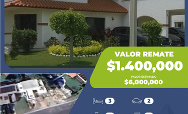CASA EN HERMOSO CONDOMINIO EN LOMAS DE COCOYOC, REMATE HIPOTECARIO