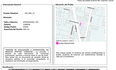 BUSCAS UN PATRIMONIO PARA HABITAR Y/O INVERTIR EN ALCALDIA ALVARO OBREGON