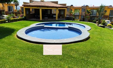 Casa amueblada con alberca, palapa y vigilancia en Burgos Bugambilias