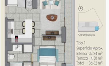 Venta de Departamento – Edificio Plaza Fluvial, Valdivia