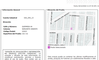 CASA EN REMATE EN BENITO JUAREZ NARVARTE ORIENTE
