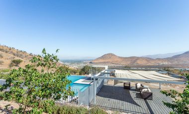 Casa Con Vista Hacia El Valle De Chicureo, Sta.mª Chamisero