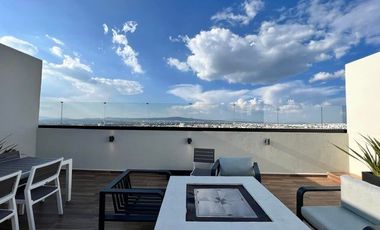Renta Departamento Loft amueblado exclusiva zona de Querétaro