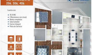 Departamento en venta la Garita san luis potosi