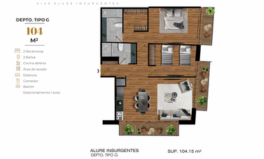 Departamentos en VENTA en La Col. Nápoles.