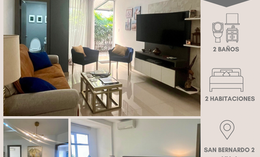 SAN BERNARDO 2- SAMBORONDON KM2.5, Alquilo Departamento 2 dormitorios $1400.