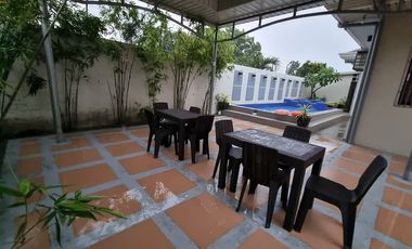 Bungalow House and Lot for sale with 4 bedrooms and pool in Arayat near to Magalang downtown