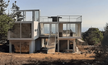 Vendo Casa Sector Tunquén, Vista Al Mar-nueva- Full Hormigón -termo panel