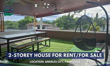 2-Storey House with 5 Bedrooms for Rent or for Sale located in Angeles City, Pampanga