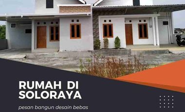 RUMAH DEKAT KAMPUS UMS SOLO FREE KANOPI  DI KERTONATAN SUKOHARJO